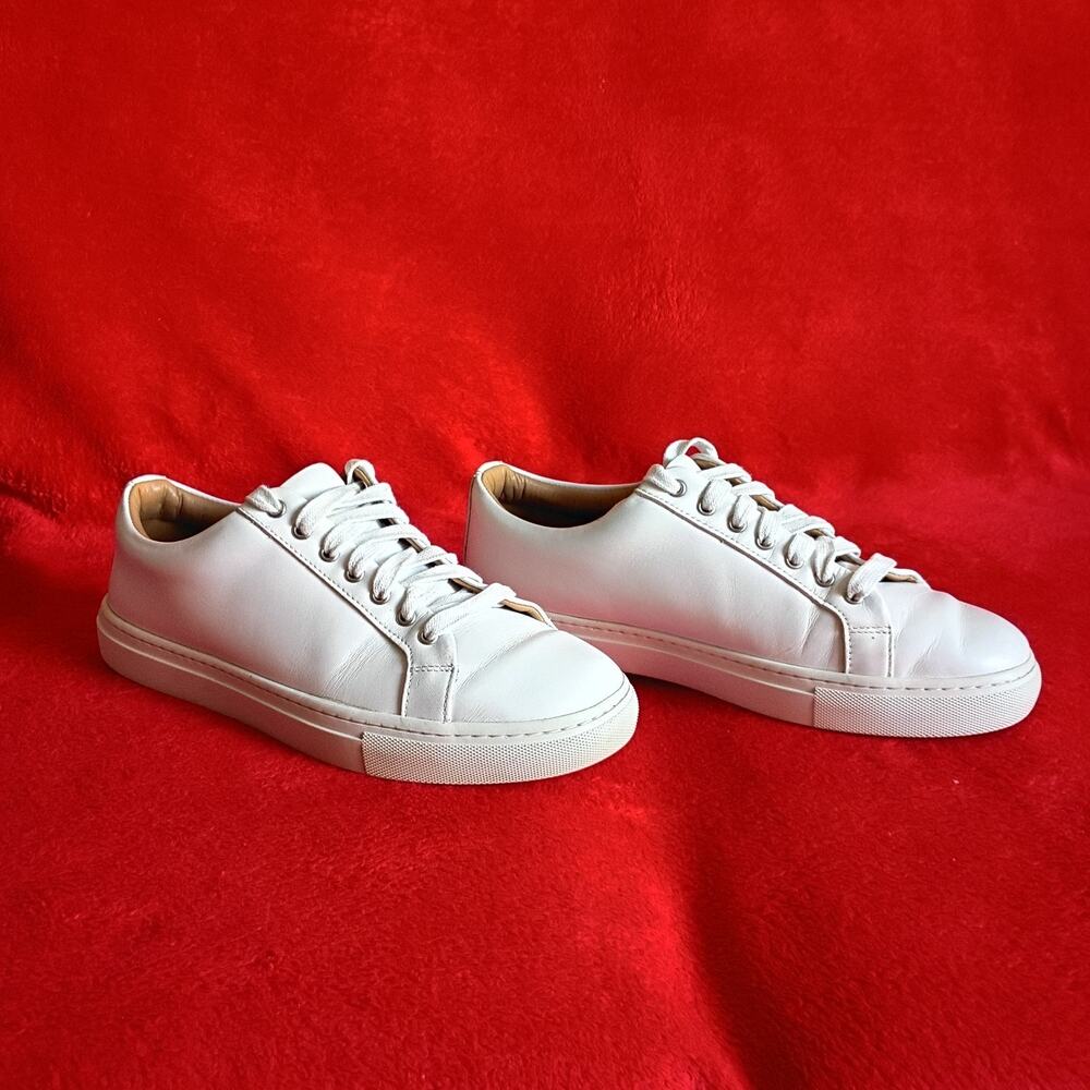 Thursday Boot Company Men's Premier Low Top Leather Sneakers White Sz 8.5